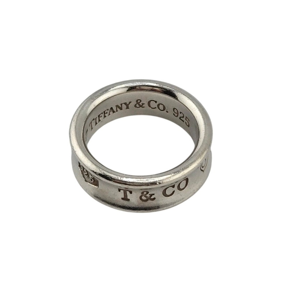 Tiffany & Co 1837 Sterling Silver Narrow Band Ring Size 5.25 925 Vintage 1997 - Picture 2 of 7